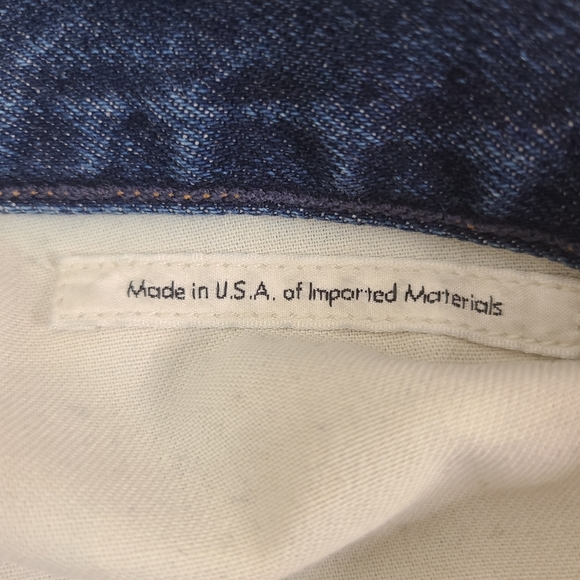 153. Wilfred x Citizens Of Humanity Liv straight crop blue jeans. - Picture 8 of 13